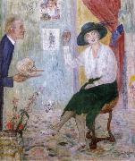 James Ensor The Droll Smokers oil painting